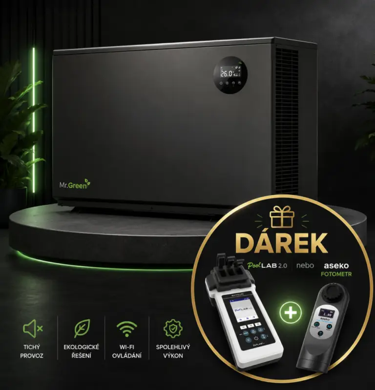 Výhodná Nabídka Tepelné čerpadlo Mr.Green 10kW (20-35 m3)