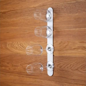 Bílý metalický nalepovací proužek Silwy® pro permanentní nalepení, délka 25 cm Zlevněný