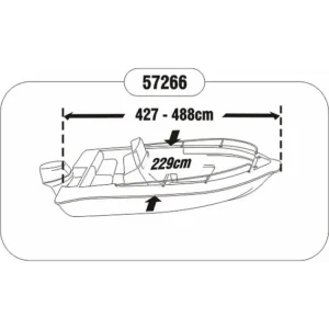 Nejlepší Volba Krycí plachta pro lodě s konzolí délky 427 až 488 cm