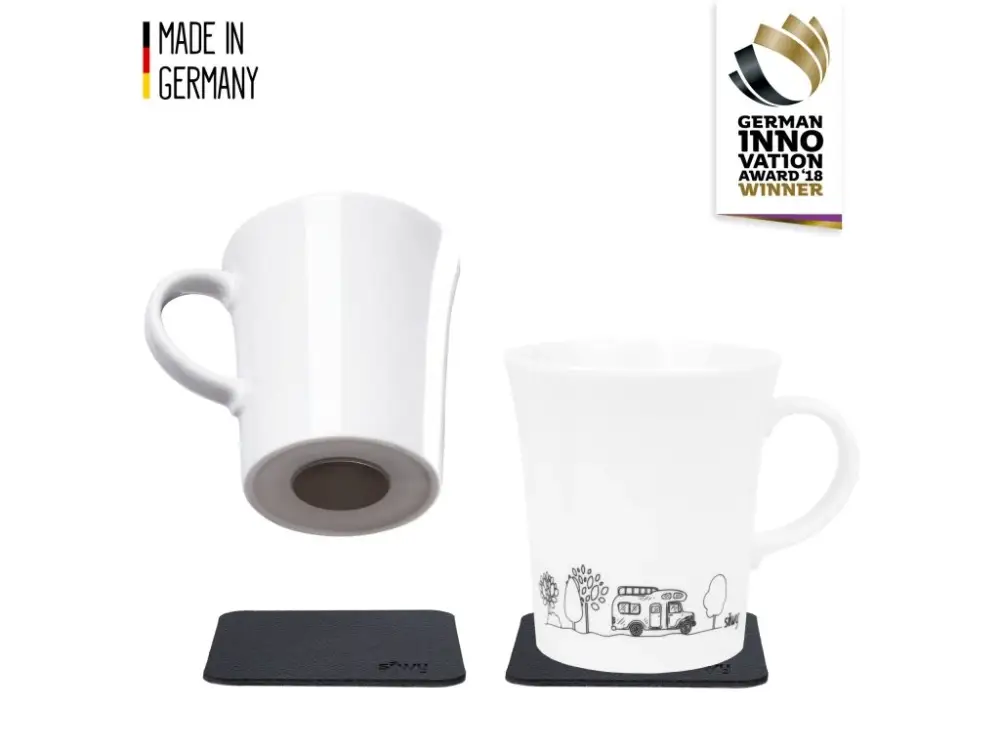 Magnetické porcelánové hrnky Silwy® Camping Hit Sezóny