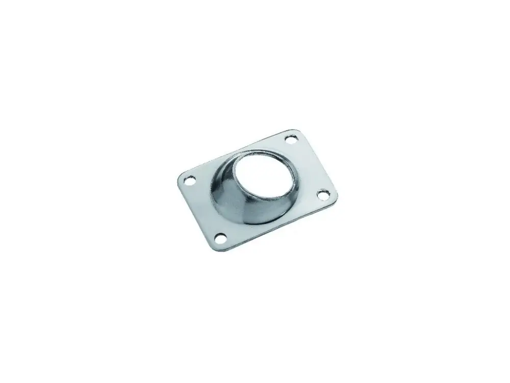 Nejlepší Volba Nerezová základna bez trubky 60°, rozměr 55 x 41 mm, průměr 22 a 25 mm