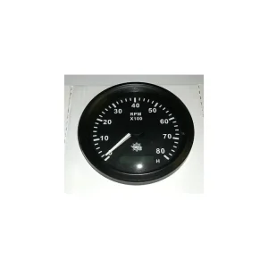 Akční Cena Otáčkoměr Osculati 0-8000 RPM s počítadlem motohodin v černém provedení