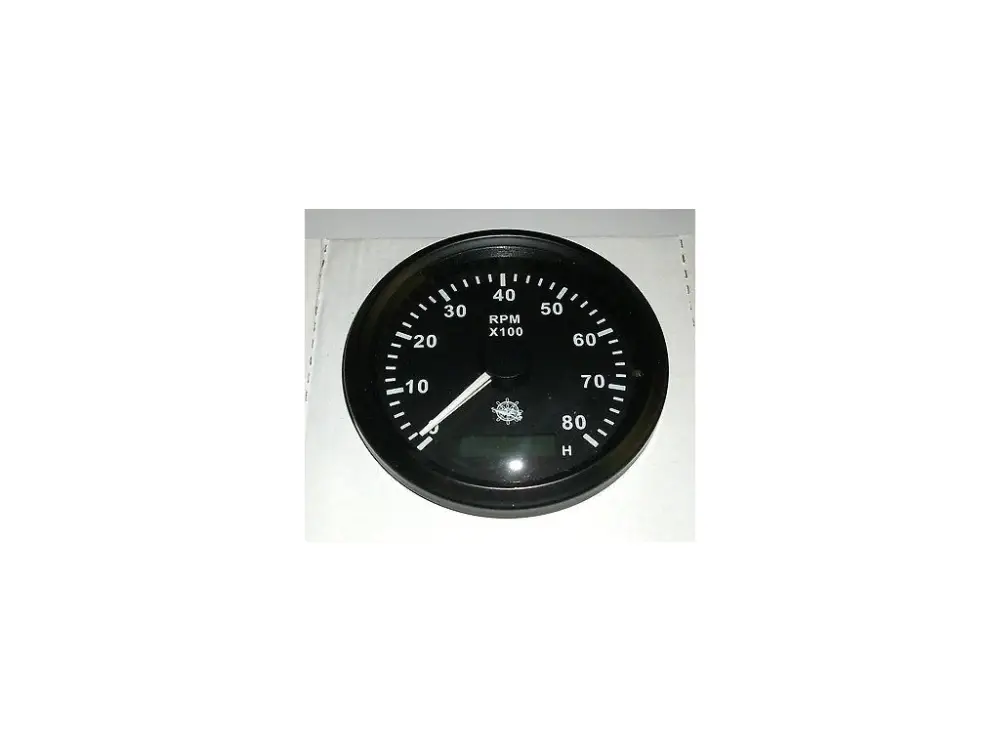 Akční Cena Otáčkoměr Osculati 0-8000 RPM s počítadlem motohodin v černém provedení