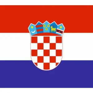 Vlajka Chorvatsko 20 x 30 cm Levný