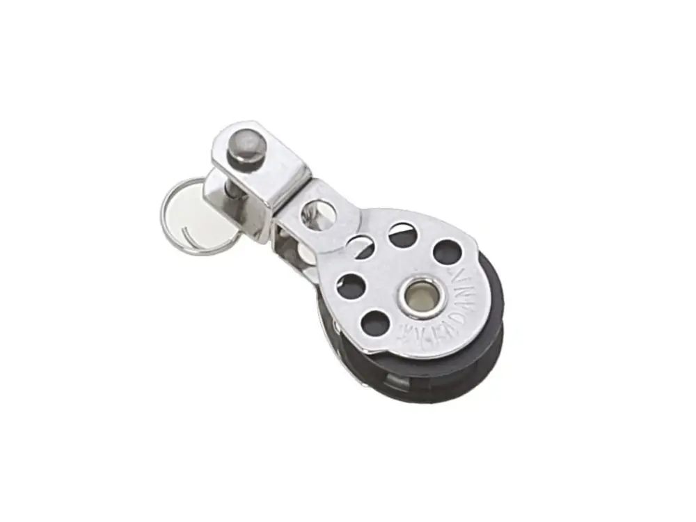Jednoduchá micro kladka Viadana s plochým šeklem, pro lana 8 mm, průměr 25 mm Objednat Nyní