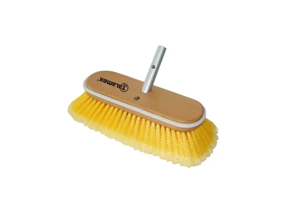 Středně tvrdý kartáč Talamex Deluxe žlutý, délka 25 cm Novinka