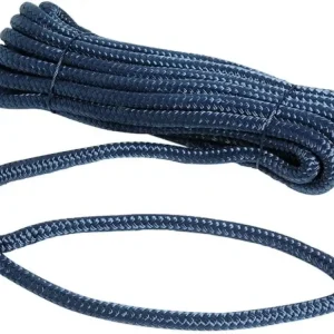 Koupit Online Pevné vyvazovací lano se zapleteným okem v navy modré, průměr 16 mm, délka 10 m