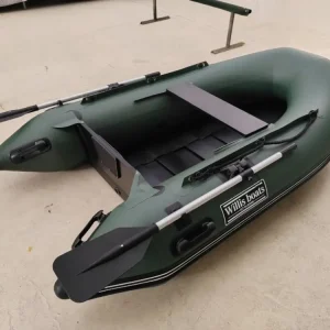 Nafukovací člun Willis boats RY-BD240 v zelené barvě s laťkovou podlahou Cenový Hit