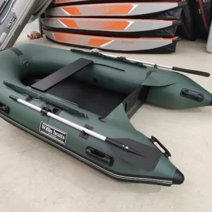 Horká Nabídka Nafukovací člun Willis boats RY-BD270 v zelené barvě s nafukovací podlahou