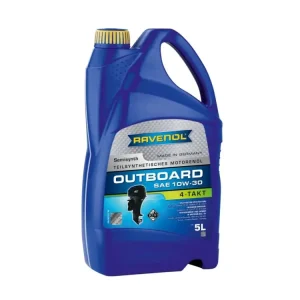 Víkendová Akce Ravenol Outboardoel 4T SAE 10W30, balení 5 litrů
