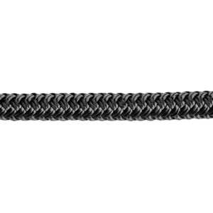Polyesterové mooringové 16-pramenné černé lano, průměr 16 mm Sezónní Sleva