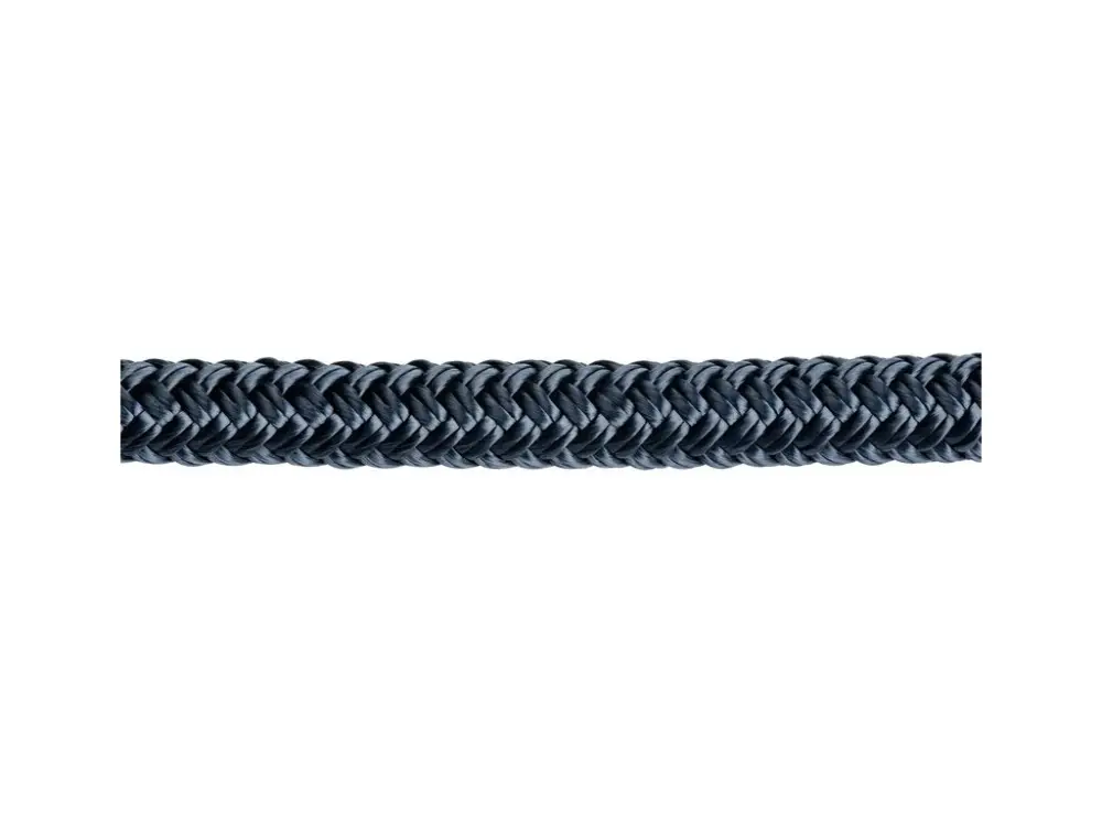 Polyesterové mooringové 16-pramenné navy modré lano, průměr 18 mm Nízká Cena