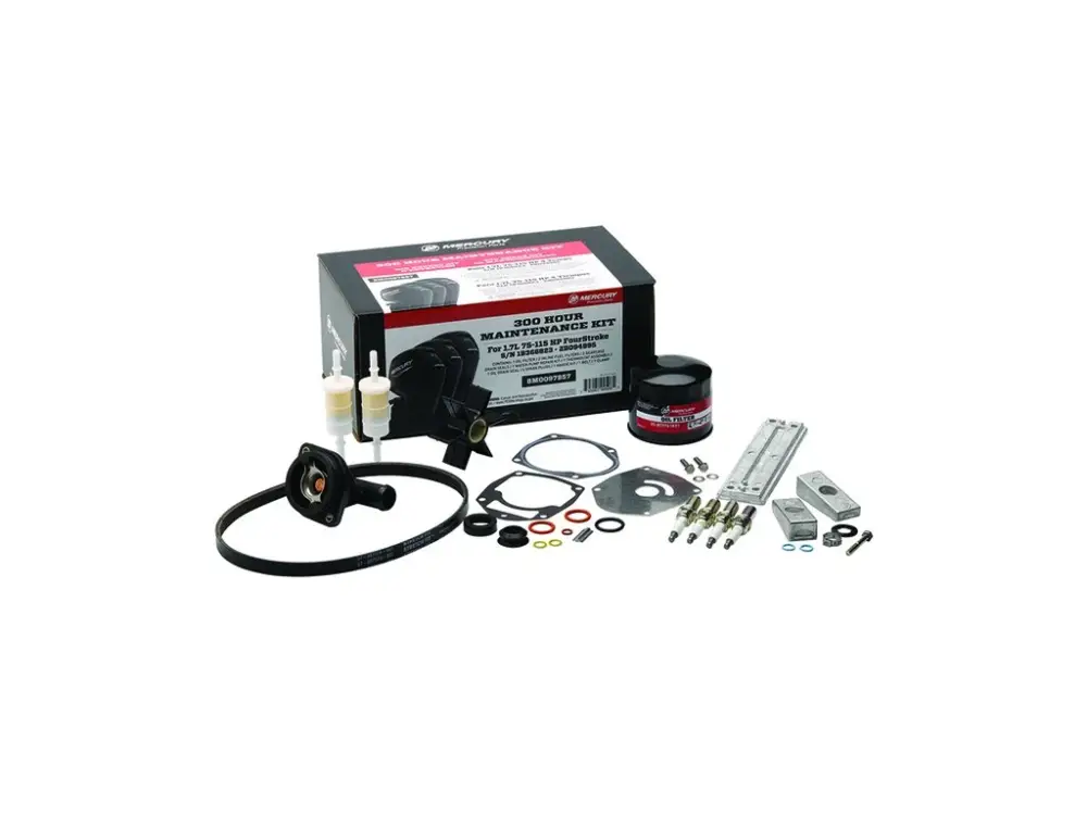 Vysoce Kvalitní Originální údržbová sada po 300 motohodinách pro 4T motory Mercury 75/80/90/100/115 Hp