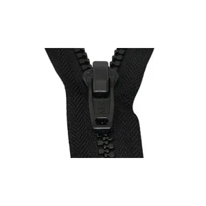 Černý kostěný zip YKK ve velikosti 10 Akční Cena