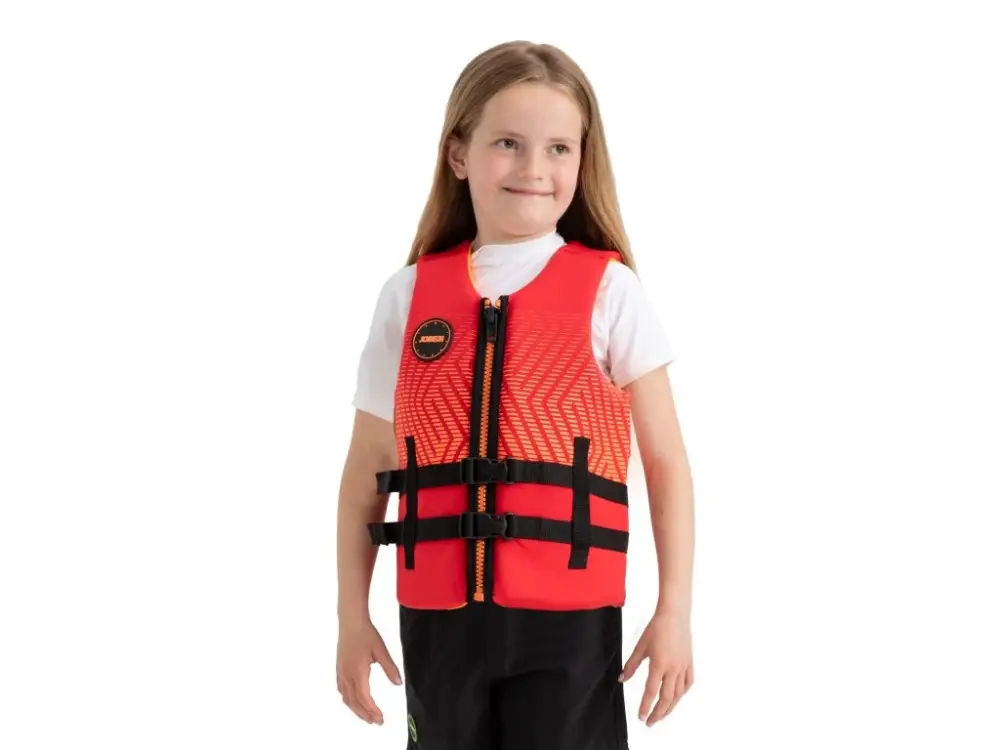 Dětská neoprenová vesta Jobe Neoprene Life Vest Kids Red 2025 Novinka
