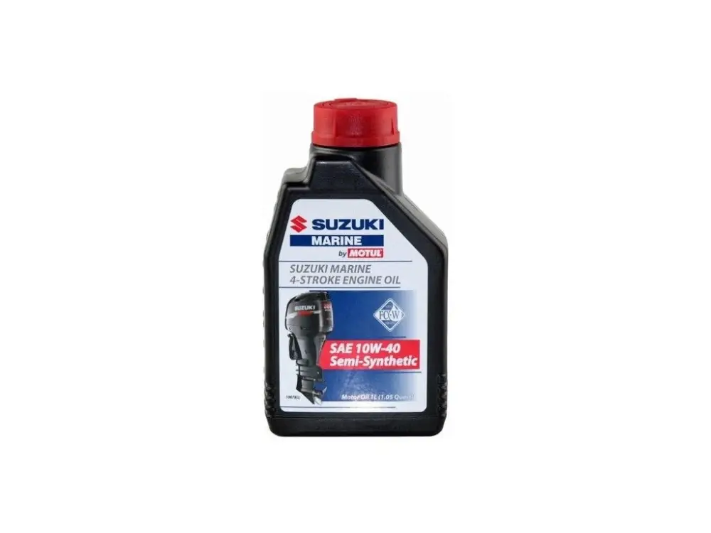Vysoce Kvalitní Motorový olej pro 4T motory Suzuki Marine SAE 10W40, balení 1 l