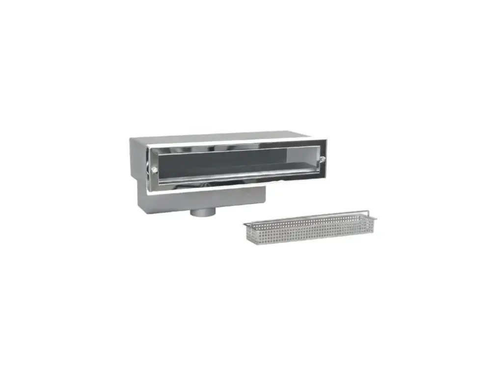 Skimmer z nerezové oceli -Slim 450- AISI 316 pro beton s vnějším závitem 2" Časově Omezené