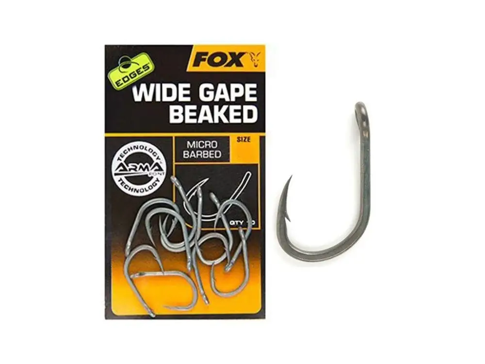 Fox Háčky Edges Wide Gape Beaked 10ks Sleva