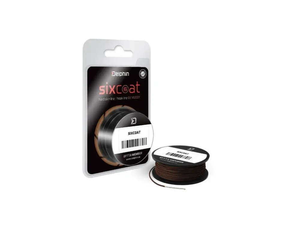 Omezená Nabídka Delphin Návazcová Šňůra Skin Line Sixcoat Muddy 25lb