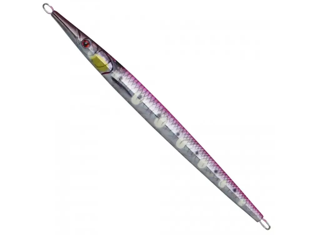 Originální Savage Gear Jig Needle Jig Pink Flash Glow Dots PHP