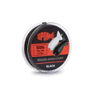 Poslední Šance Spomb Šňůra Braided Leader Black 50M