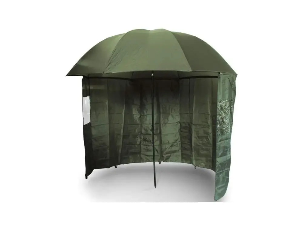 NGT Deštník s Bočnicí Brolly Side Green 2,2m Tovární Cena