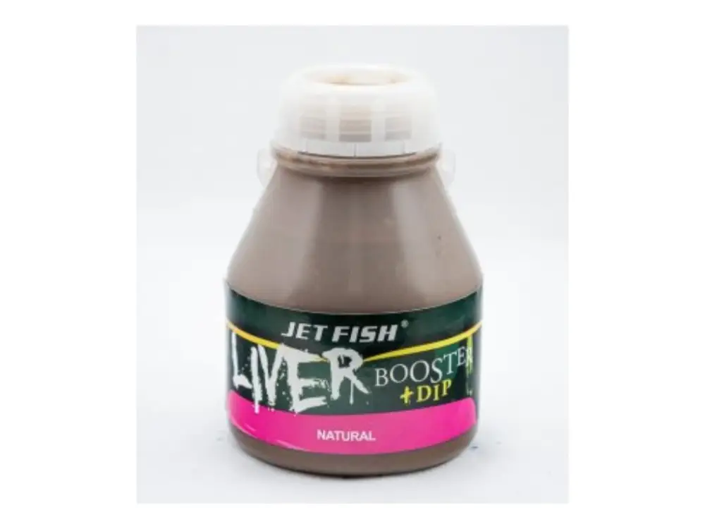 Značkový Jet Fish Liver Booster +Dip Natural 250ml