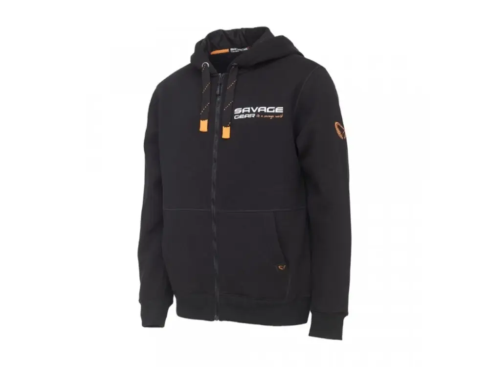 Savage Gear Mikina Urban Zip Hoodie Black INK Autentický