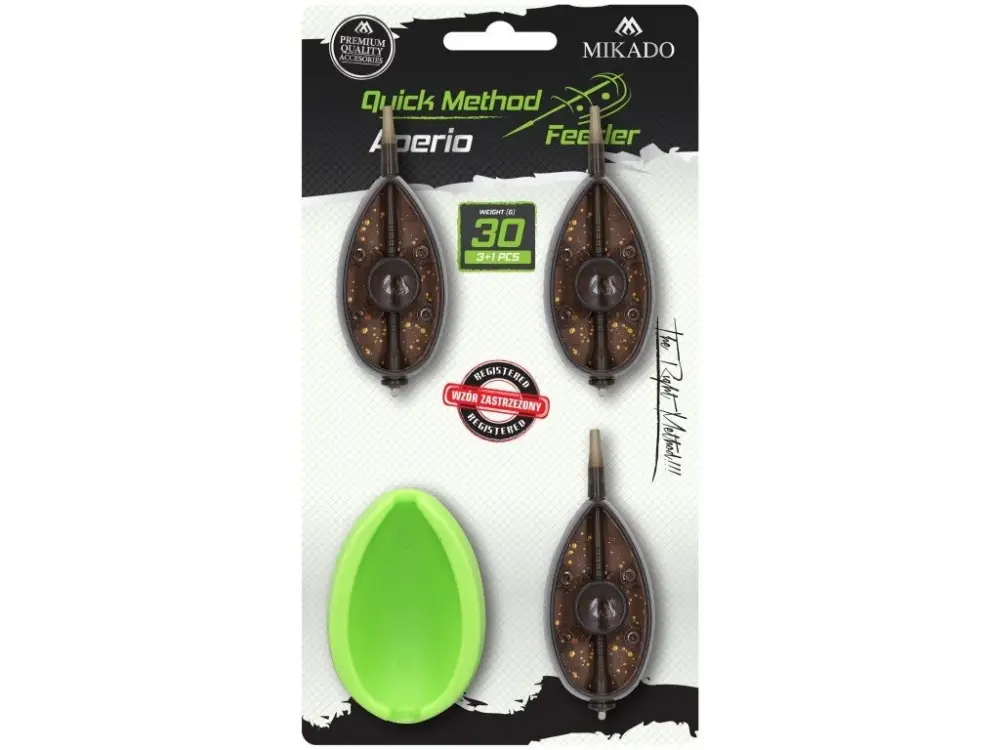 Sezónní Sleva Mikado Krmítkový Set - Method Feeder Q.M.F. Aperio3ks + forma