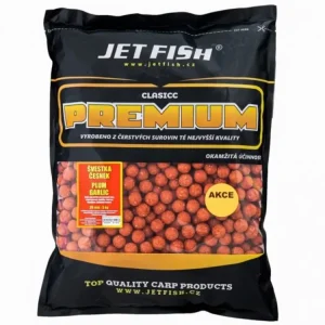 Aktuální Jet Fish Boilie Premium Classic Švestka / Česnek