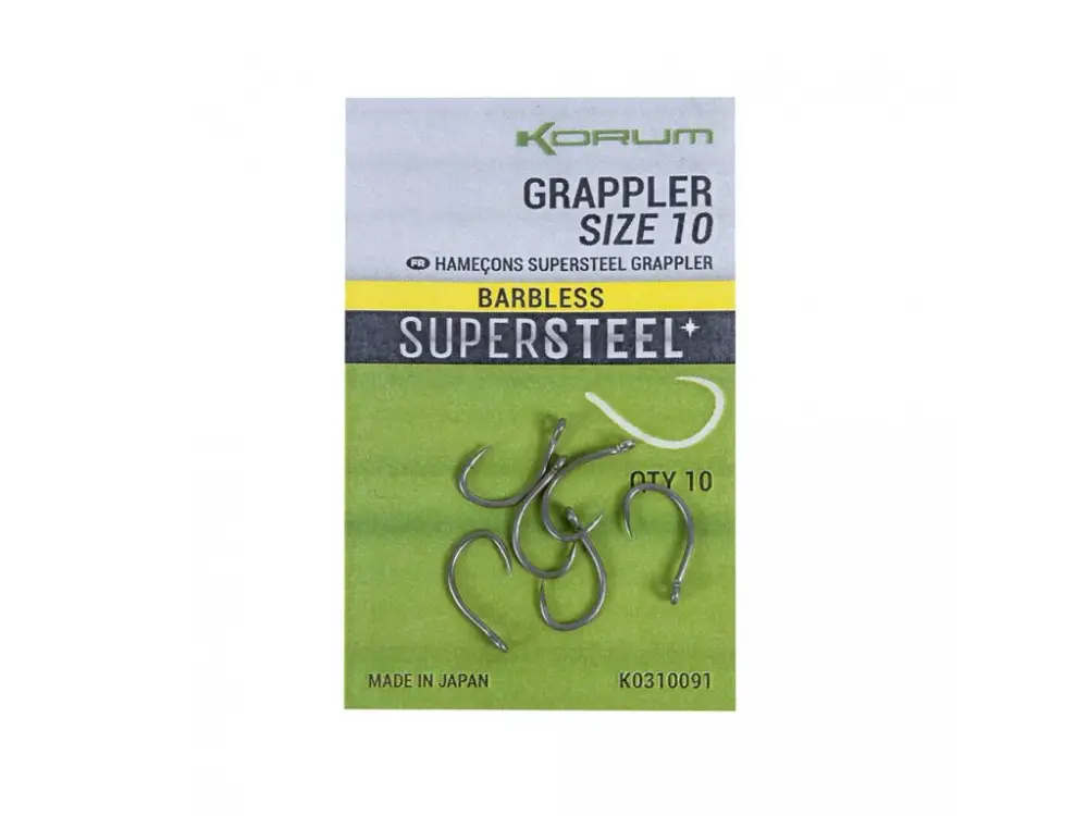 Korum Háčky Grappler Barbed 10ks Pouze Dnes