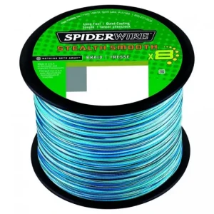 SpiderWire Pletená Šňůra Stealth Smooth 8 x8 PE Braid Blue Camo 1m Levný
