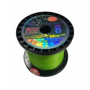 Hit Sezóny WFT Pletená Šňůra KG 8.0 Sligg Chartreuse 1m