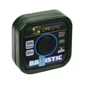 Carp Spirit Šňůrka Ballistic Braided Leader Camo Green 20m Bezpečná Platba
