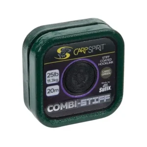 Carp Spirit Šňůrka Combi-Stiff Coated Braid Camo Green 20m Výprodej