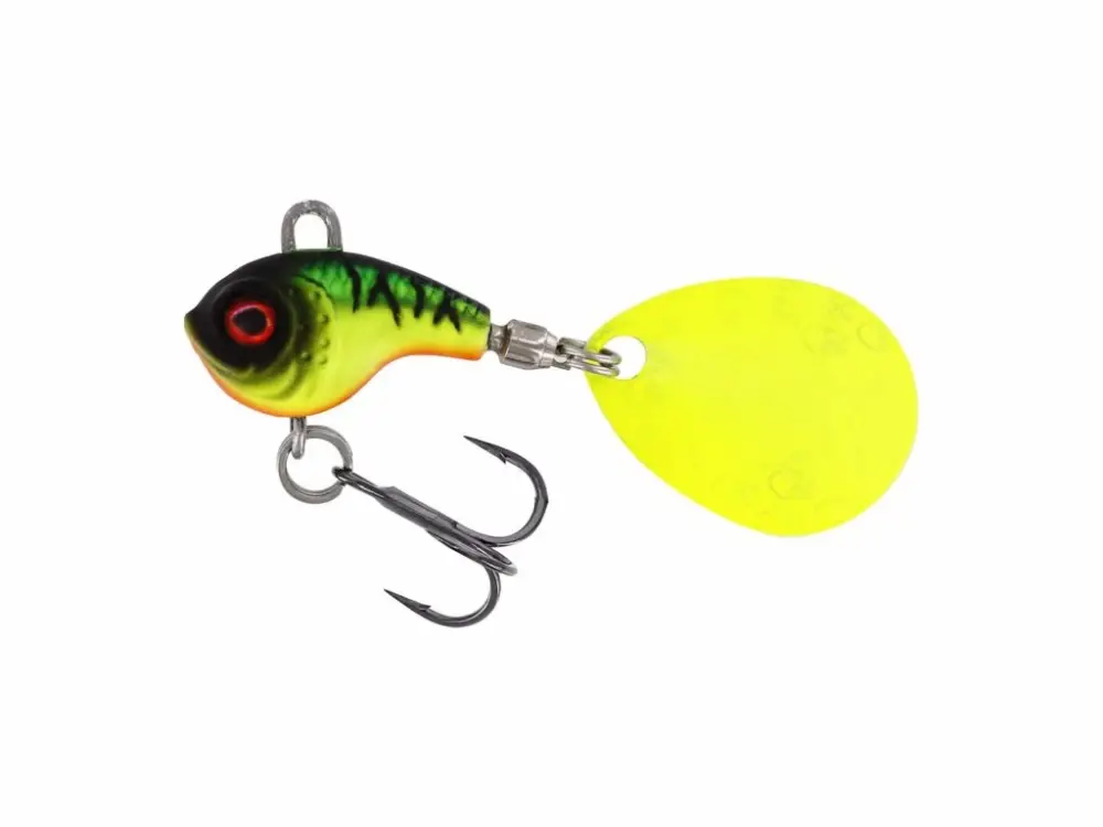 Nakupujte Hned Westin Třpytka DropBite Tungsten Spin Tail Jig Firetiger