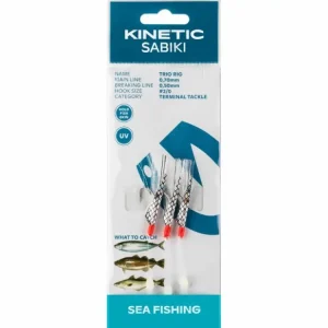 Bezpečná Platba Kinetic Návazec Sabiki Trio 3ks