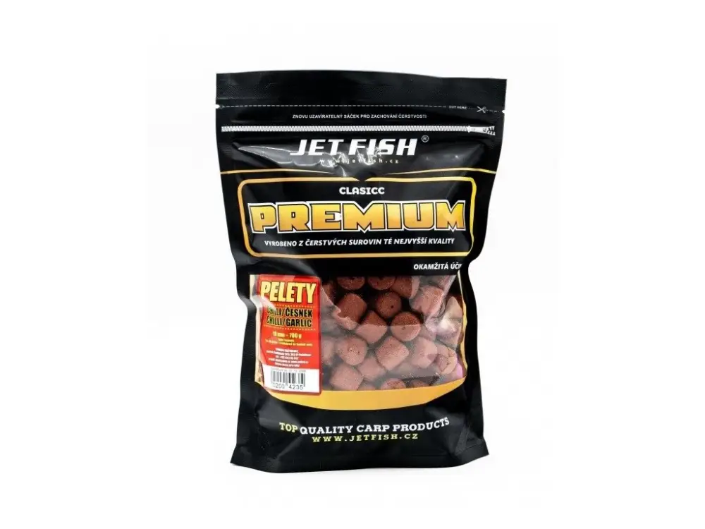 Jet Fish Pelety Premium Classic Chilli Česnek 700g Jen Po Omezenou Doba