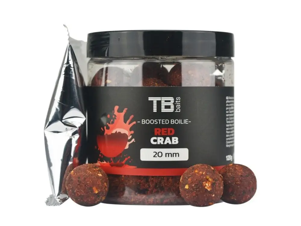 Cenová Bomba TB Baits Boosterované Boilie Red Crab 120g