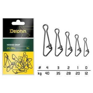 Top Prodej Delphin Karabinka Hooked Snap 10 ks