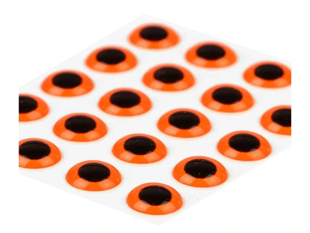Vysoce Kvalitní Sybai Epoxidové Oči 3D Epoxy Eyes Fluo Orange
