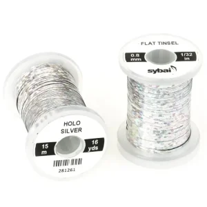 Top Prodej Sybai Plochá Lametka Flat Tinsel Silver 0,8 mm
