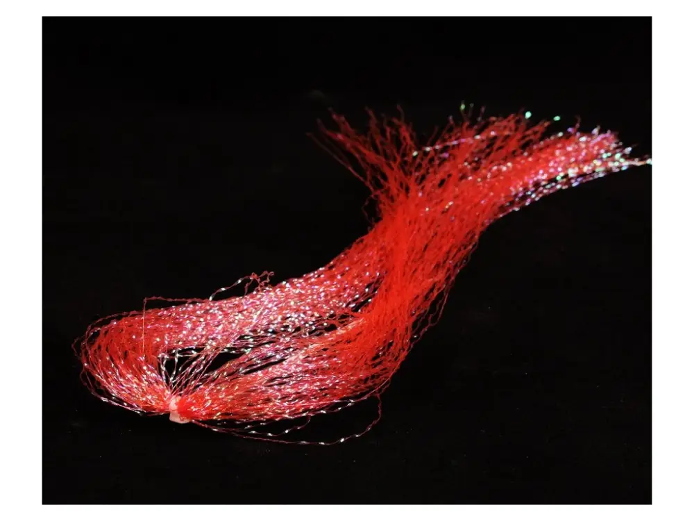 Sybai Streamerové Vlasy Magnum Crystal Flash Hair Red 27cm Akce
