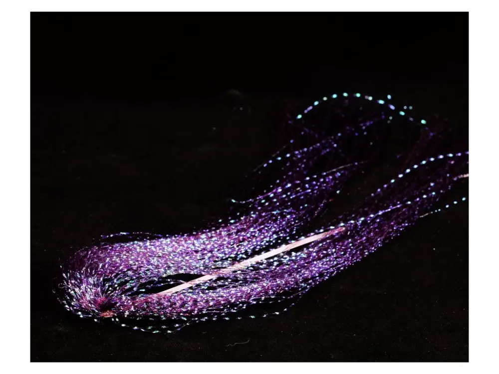Akční Cena Sybai Streamerové Vlasy Magnum Crystal Flash Hair Purple 27cm