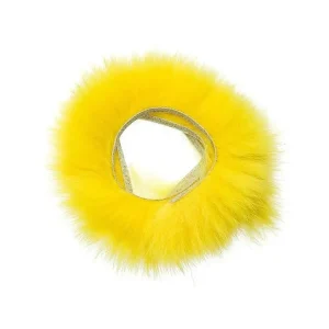Hends Proužky Králičí Kůže Zonker Strips Rabbit 4mm Yellow Jen Po Omezenou Doba