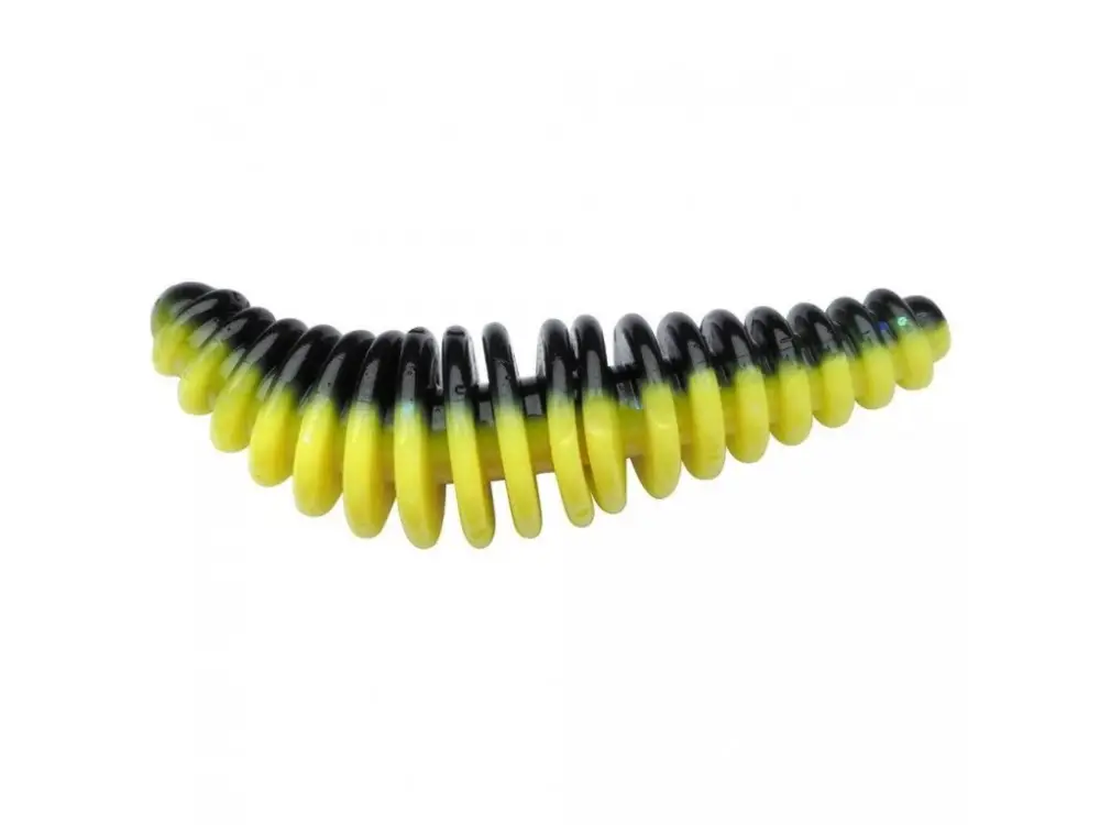Berkley Gumová Nástraha PowerBait Power Pupa Black Sunshine Yellow Nová Kolekce