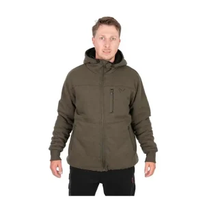 Aktuální Fox Bunda Collection Sherpa Jacket Green & Black