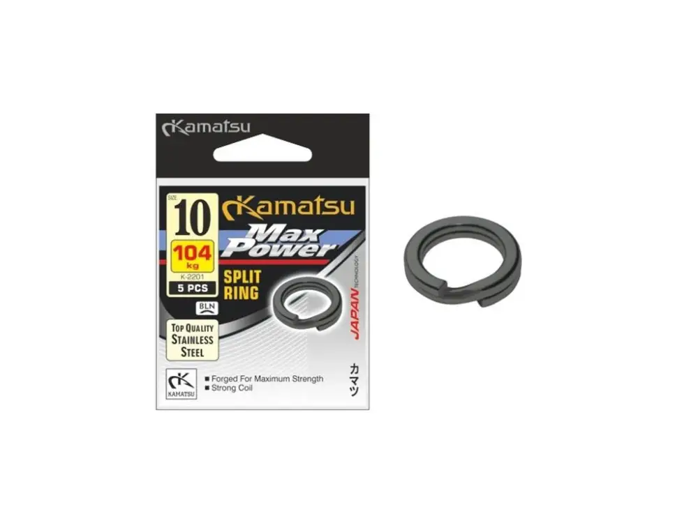 Kamatsu Kroužky Max Power Split Ring K-2201 5ks Cenově Výhodný
