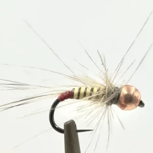 Autentický AZ-Fishing Nymfa s Tungstenovou Hlavou Quill Creme
