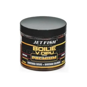 Jet Fish Boilie V Dipu Premium Classic Biocrab Losos 200ml Nejprodávanější